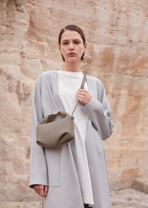 Polene Béri Women's Bags Grey | 013-XKOEZP