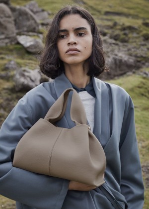 Polene Numéro Neuf Women's Bags Grey | 701-XPHICG