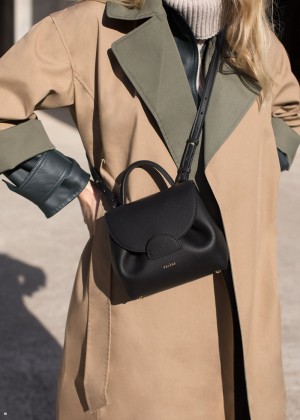 Polene Numéro Un Nano Women's Bags Black | 806-SDVJLO
