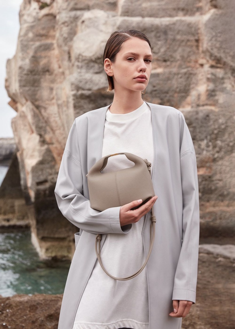 Polene Béri Women's Bags Grey | 013-XKOEZP
