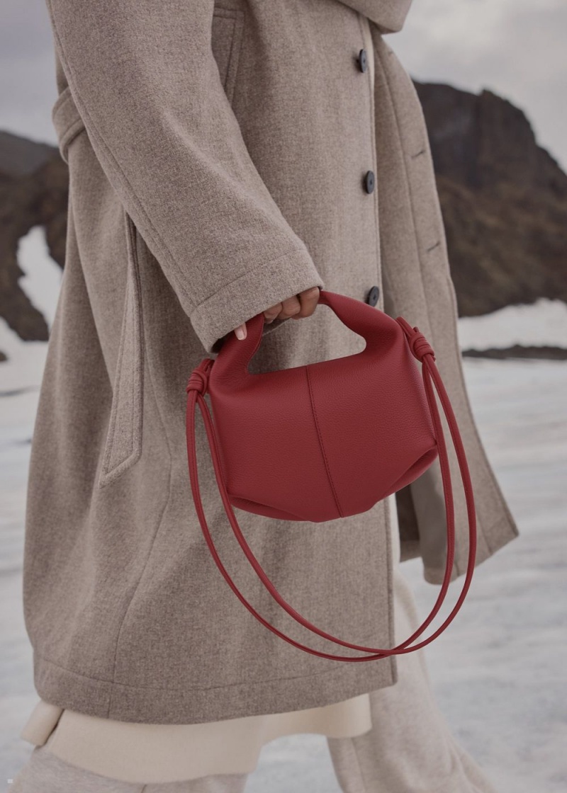 Polene Béri Women's Bags Red | 246-JXUIGD
