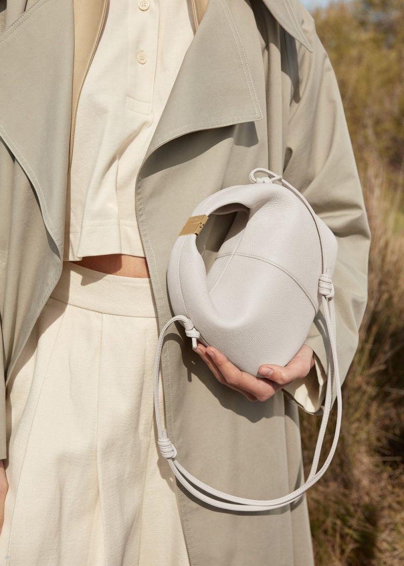 Polene Béri Women's Bags White | 521-DWGITH