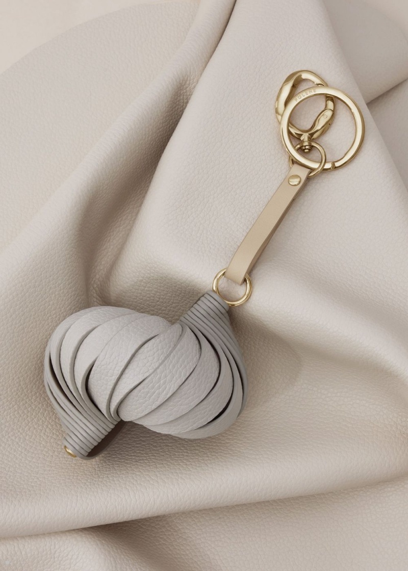 Polene Elis Keyring Women's Charms White | 378-UTMDXA