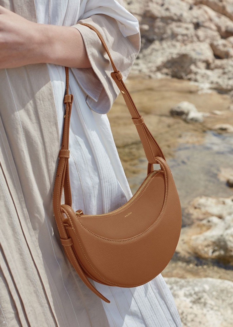 Polene Numéro Dix Women's Bags Brown | 490-GEJUXY