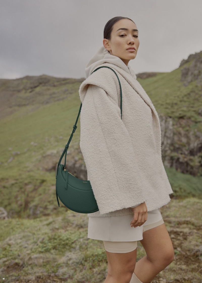 Polene Numéro Dix Women's Bags Green | 798-PUQLIV