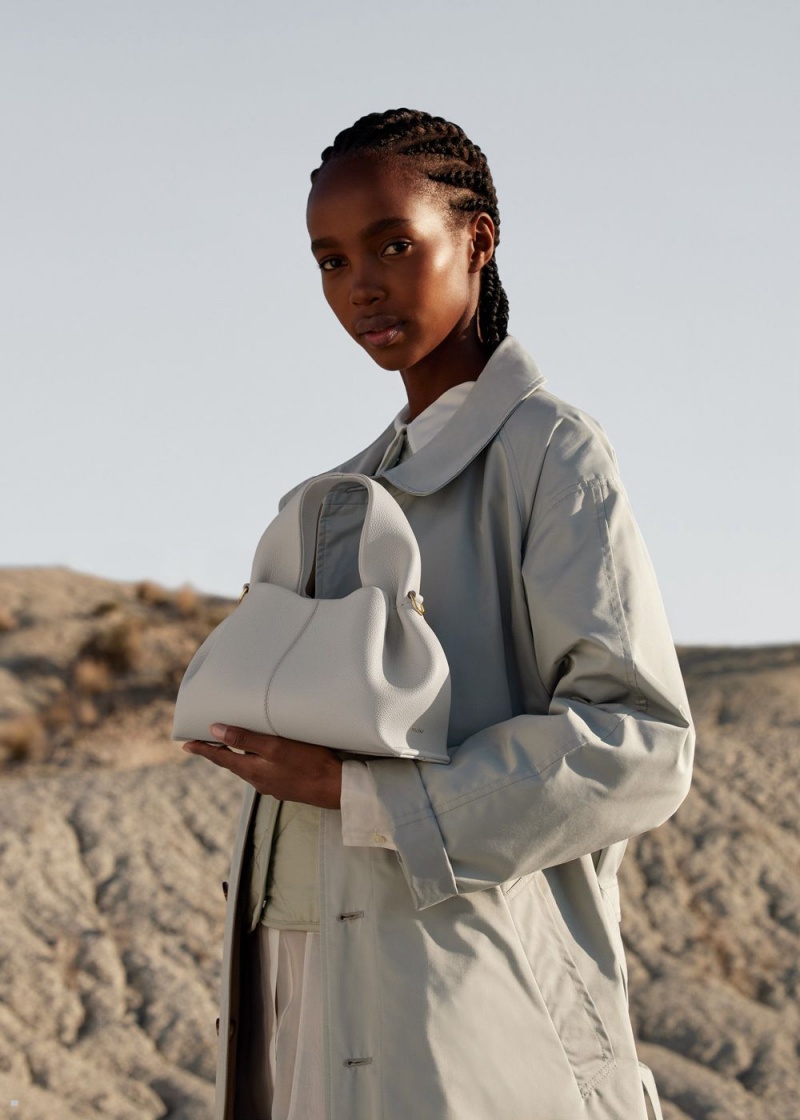 Polene Numéro Neuf Mini Women's Bags White | 132-PXZJFA