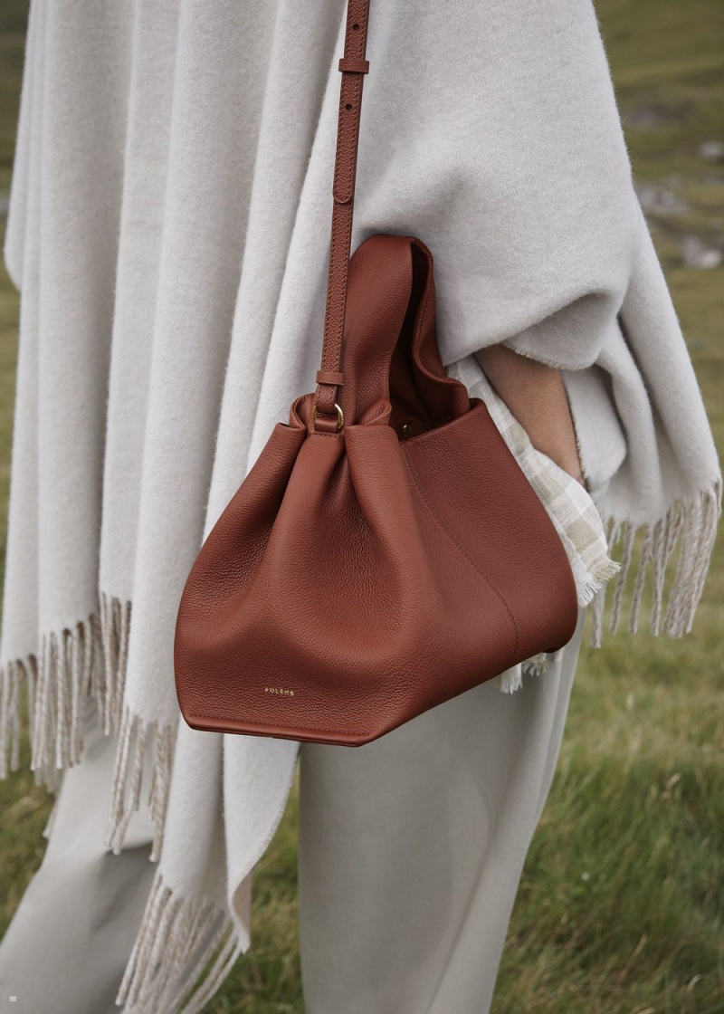 Polene Numéro Neuf Women's Bags Brown | 927-JOPUKR