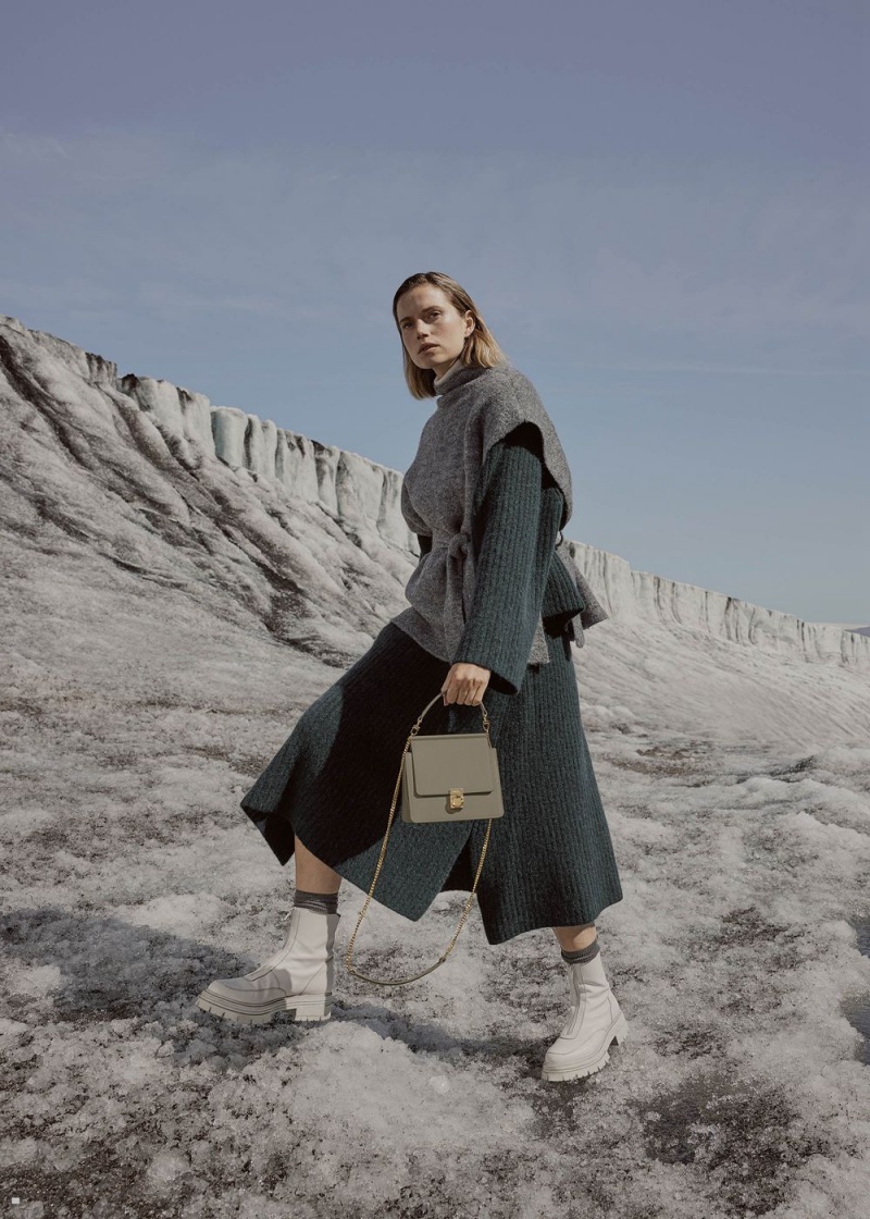 Polene Numéro Sept Mini Women's Bags Olive | 835-WQABJU