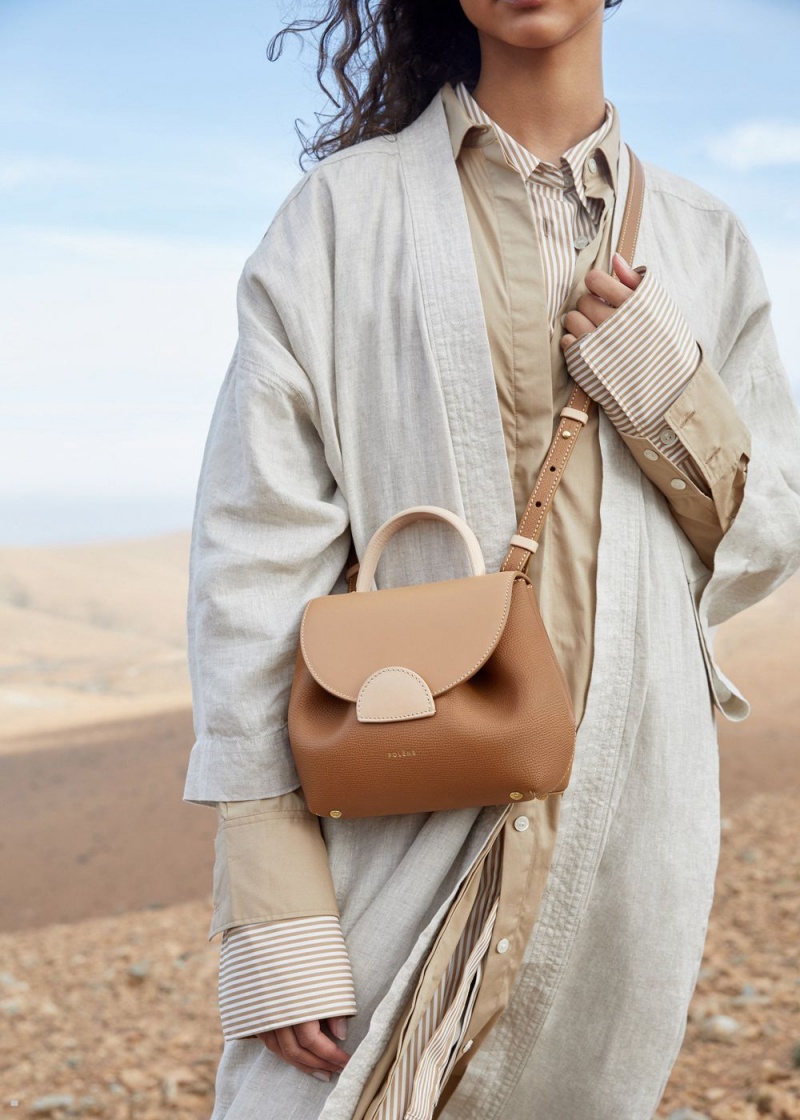 Polene Numéro Un Nano Women's Bags Brown | 278-HMYALU