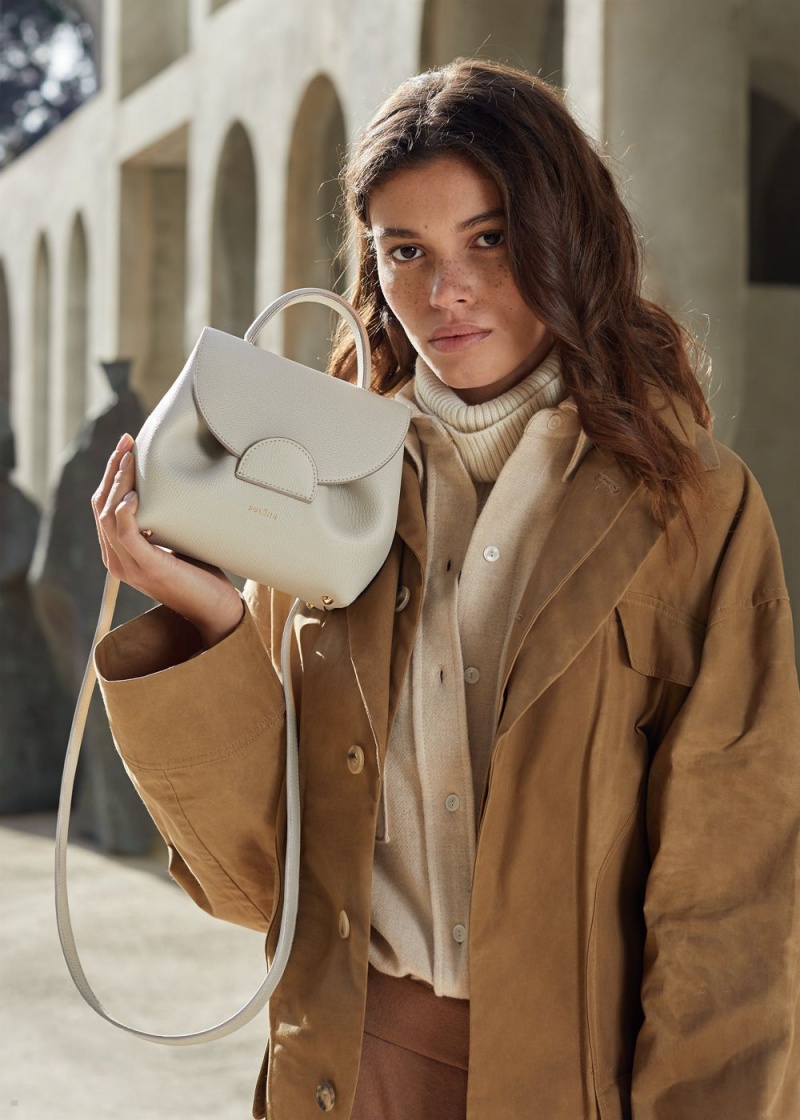 Polene Numéro Un Nano Women's Bags White | 429-GNVSEH