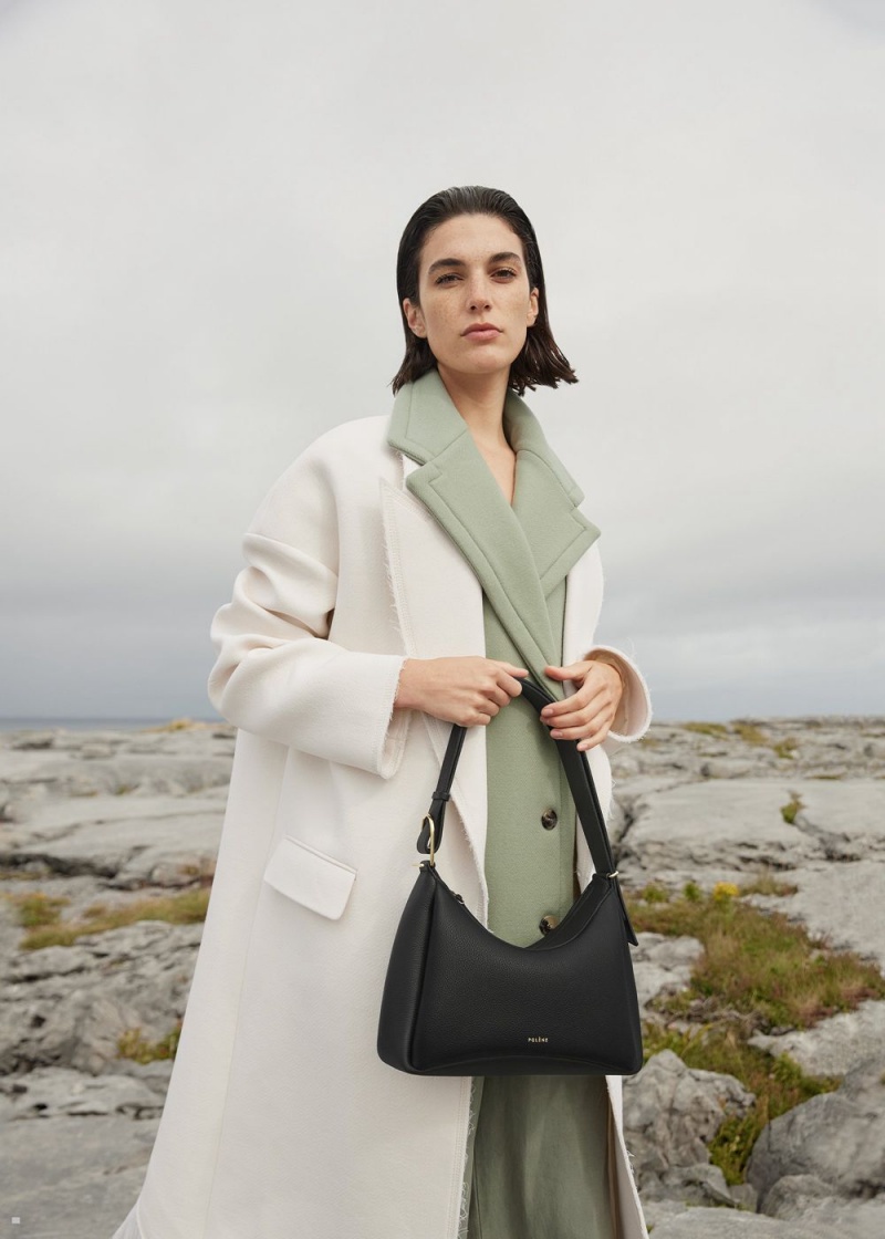 Polene Umi Women's Bags Black | 296-BYQDTV